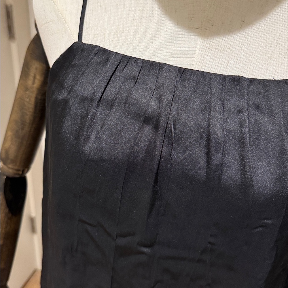 Mod Ref All Row Satin Cami Top Racer Back Blouse - image 6